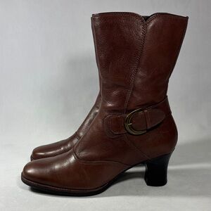 Brown Leather Women's Boots